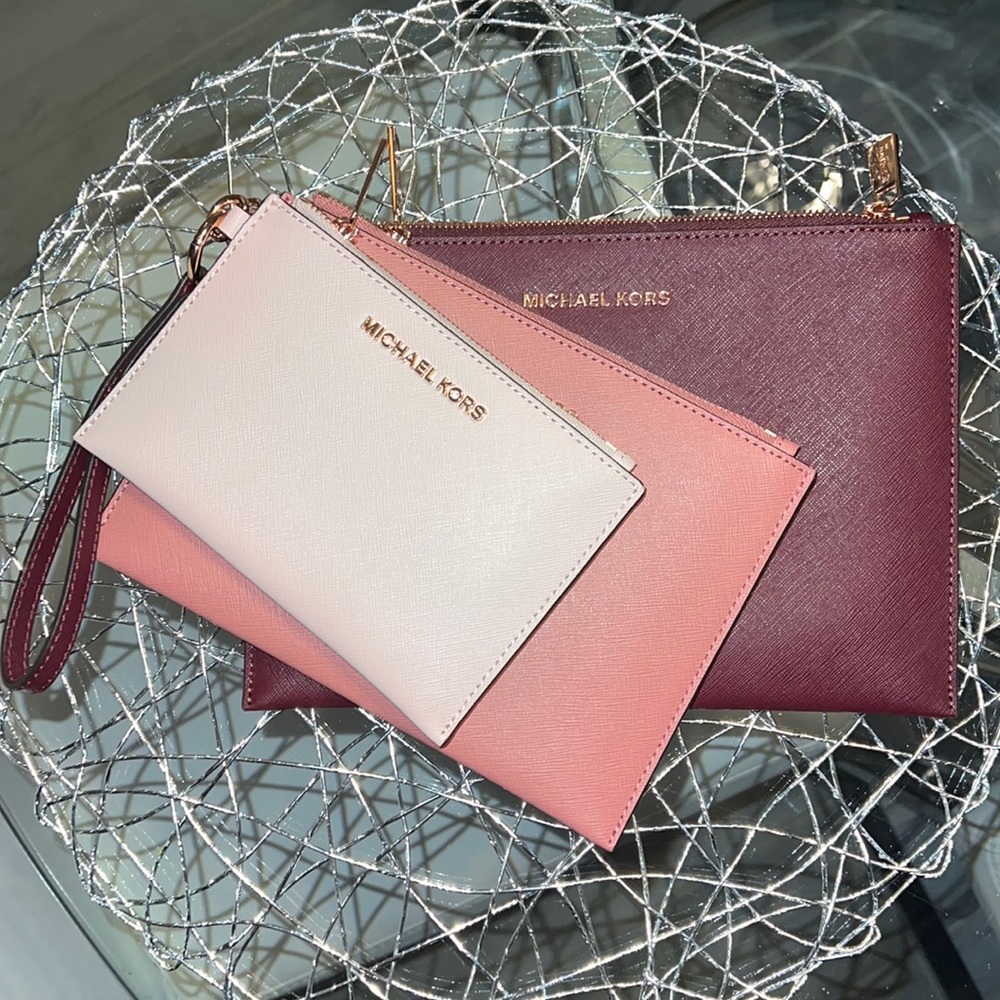Michael Kors Jet Set Travel Wristlet Trio